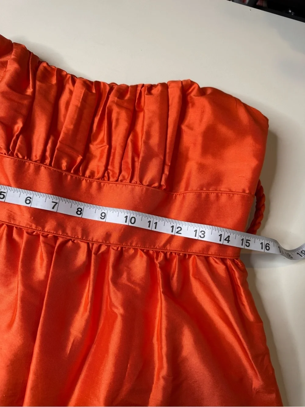 J.Crew Collection Orange Silk Cocktail Dress Size 8P